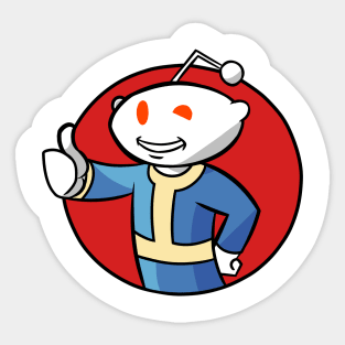 Snoo The Vault Dweller Sticker